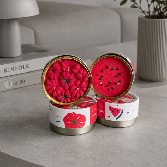 CandleHand Watermelon Scented Candle