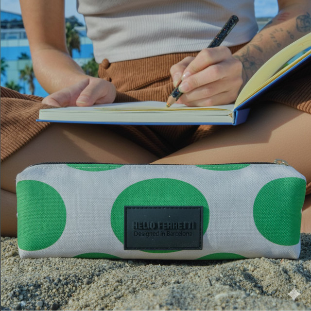 Helio Feretti Pencil Case - Lime Green