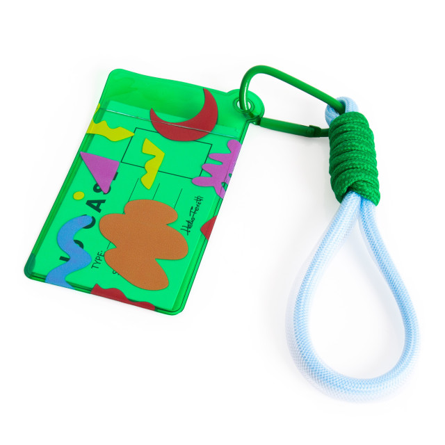 Helio Feretti Card Holder - Playful Green