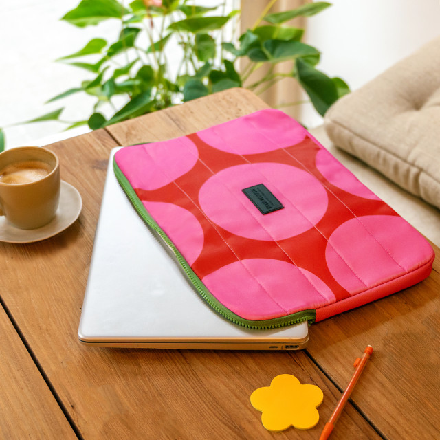 Helio Feretti Laptop Sleeve - Pink Wine