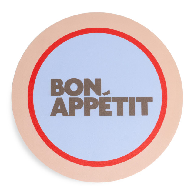 Helio Feretti Bon App�tit Round Placemats, Set of 2