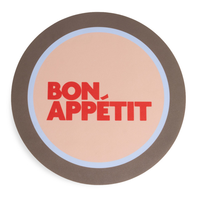 Helio Feretti Bon App�tit Round Placemats, Set of 2