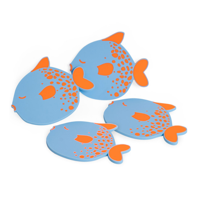 Helio Feretti Pufferfish Coasters, Set of 4
