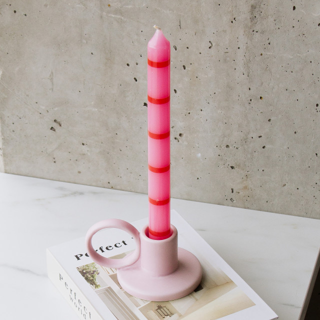 Helio Feretti Long Ruby Candles, Set of 2