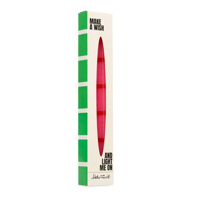 Helio Feretti Long Ruby Candles, Set of 2