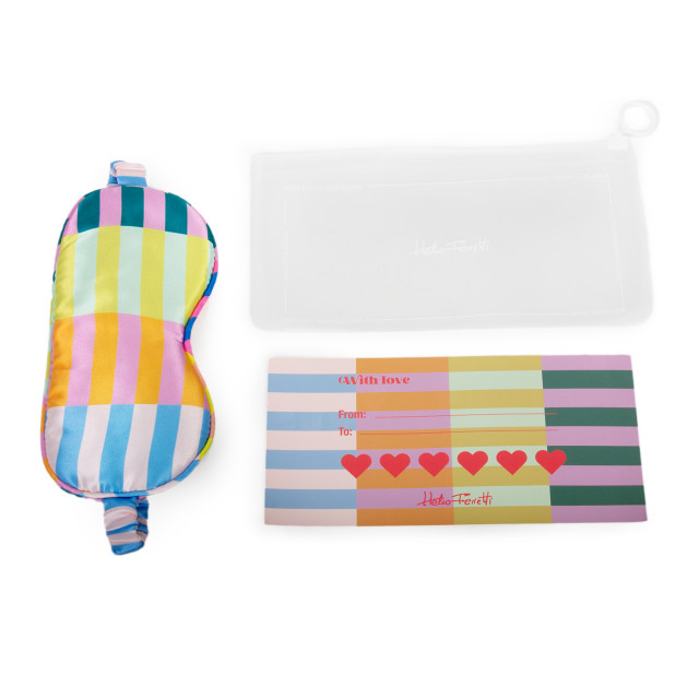 Helio Feretti Eye Mask - Mulitcolour Striped