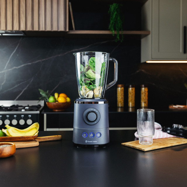 Russell Hobbs Velocity Dark Glass Jug Blender, 1.5L