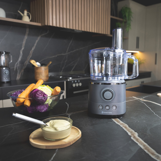Russell Hobbs Velocity Dark Food Processor, 1000W