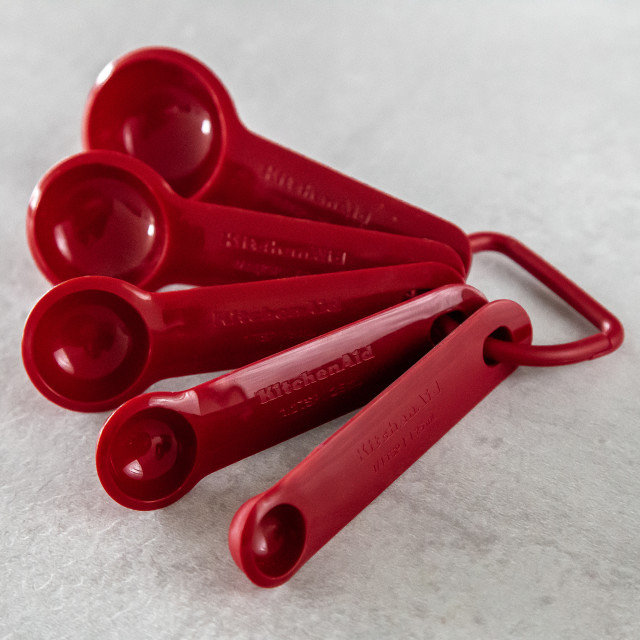 KitchenAid Measuring Spoons, Set of 5 - Empire Red