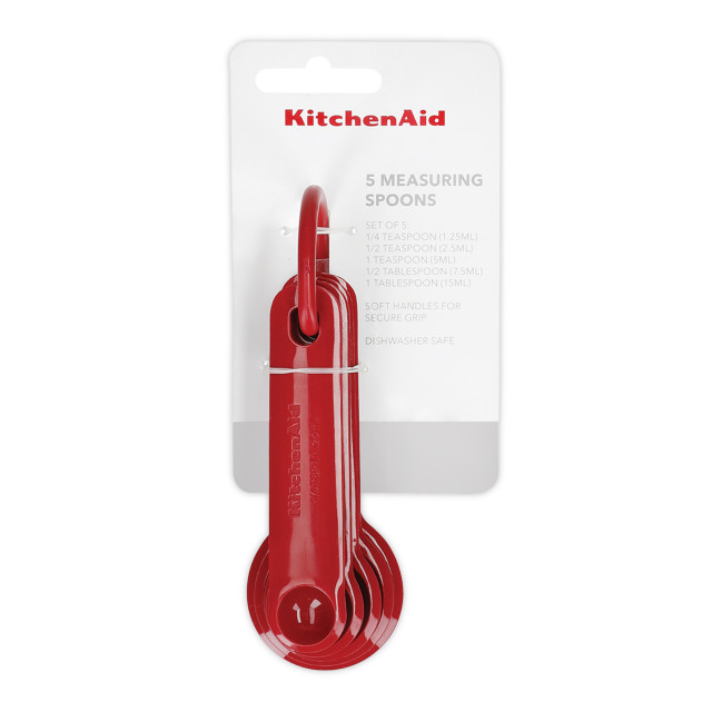 KitchenAid Measuring Spoons, Set of 5 - Empire Red