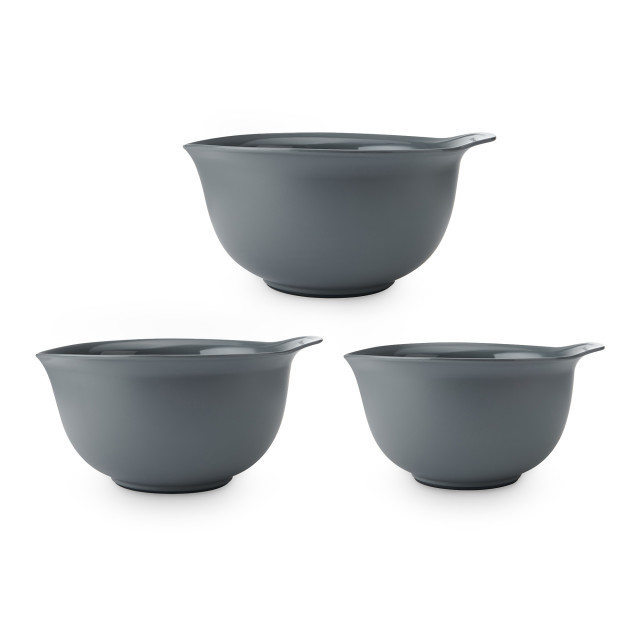 KitchenAid Nesting Mixing Bowls, Set of 3 - Charcoal Grey
