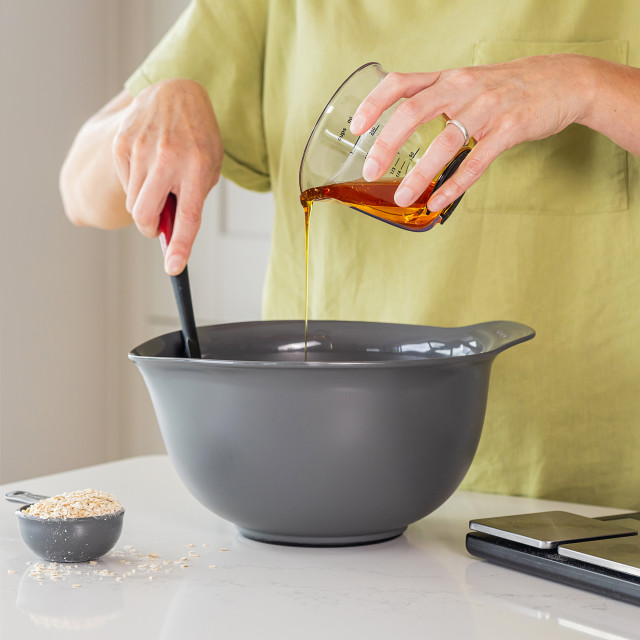 KitchenAid Nesting Mixing Bowls, Set of 3 - Charcoal Grey