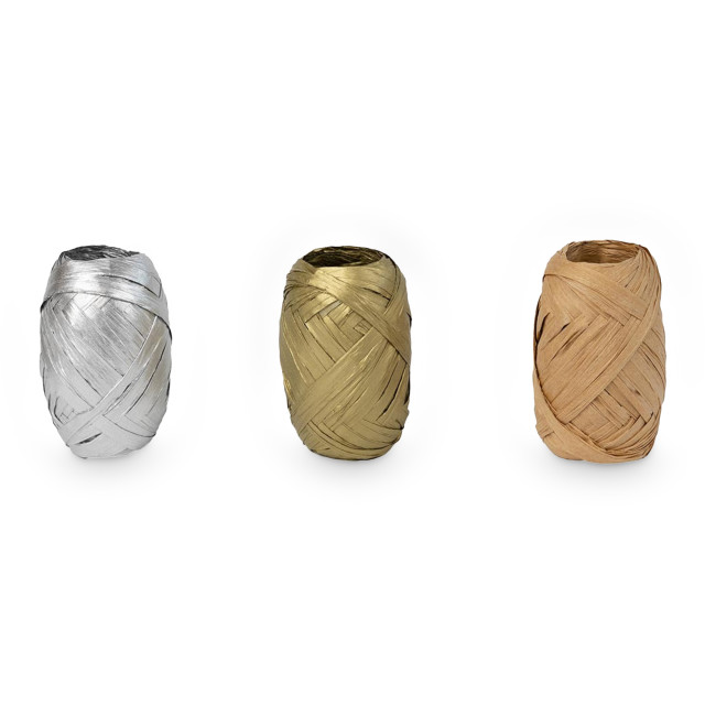 Talking Tables Raffia Mixed Ribbons, Pack of 3