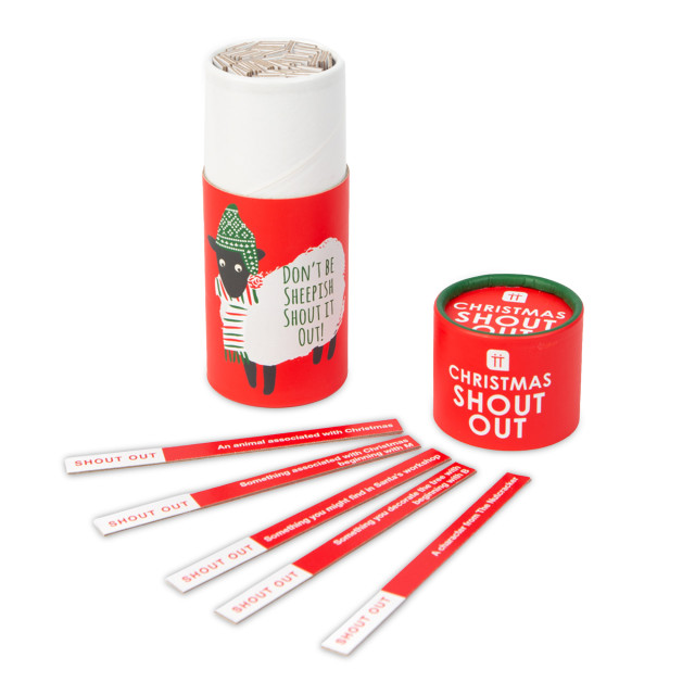 Talking Tables Christmas Botanical Sheep Shout Out Game