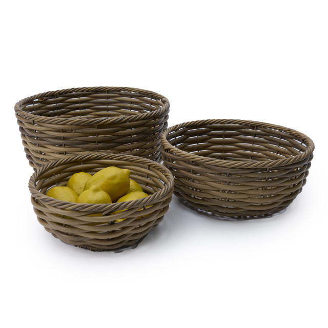 Thread Office Woven Short Basket - Small