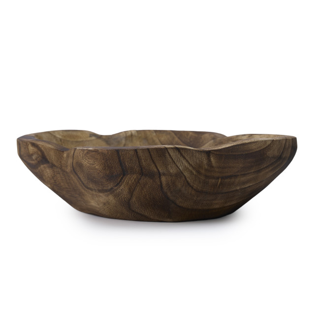 Thread Office Paulownia Wooden Organic Decor Bowl