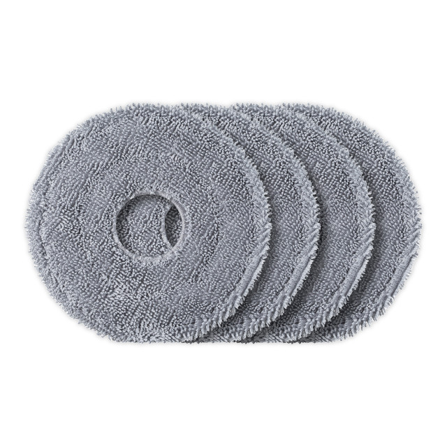 Roborock Anti-bacterial Rotating Mopping Pads for the QR 798 SmartClean Robot Vacuum & Mop, Pack of 4