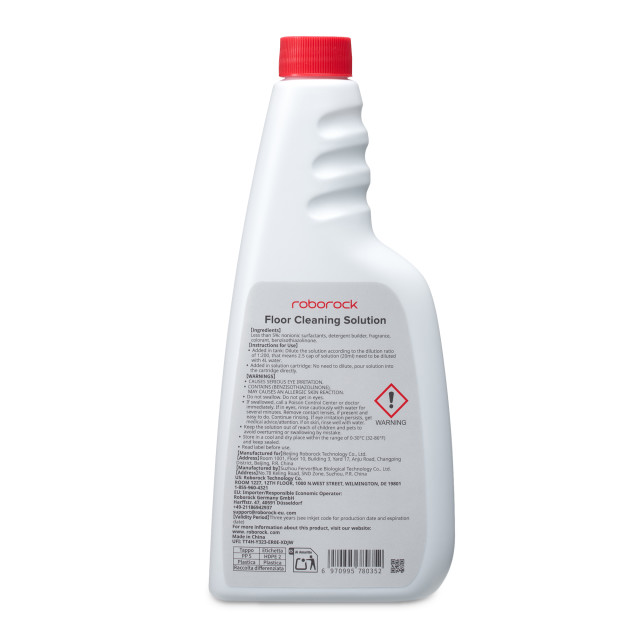 Roborock Cleaning Detergent Solution Bottle, 480ml