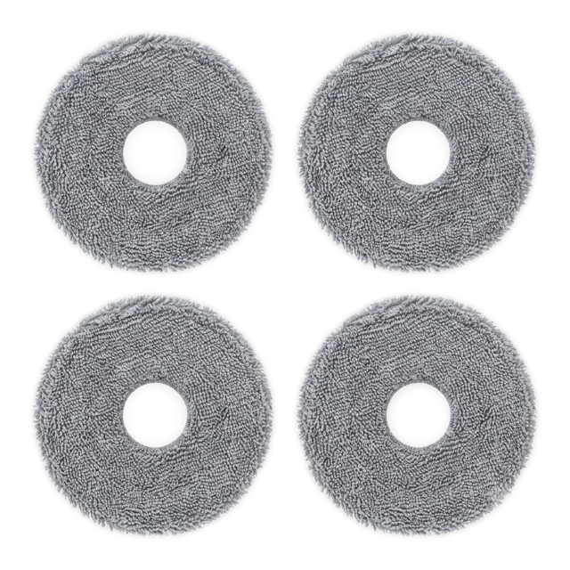 "Roborock Anti-bacterial Rotating Mopping Pads for the Qrevo Edge 2, Qrevo 2 Pro and Saros 20 Vacuum Cleaners, Pack of 4"