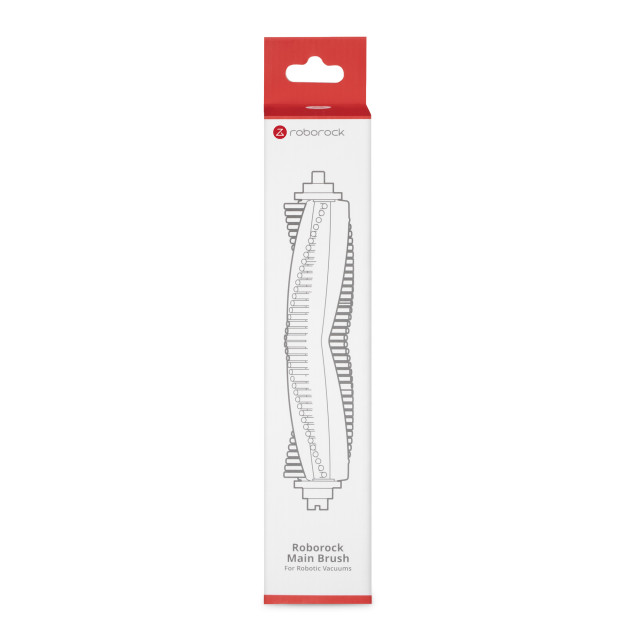 Roborock Replacement Detachable Red Rubber Main Brush with Robust Synthetic Bristles for the Q7 TF and Q7 TF+ Robot Vacuum