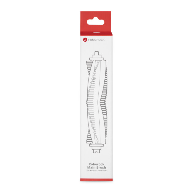 Roborock Replacement Red Rubber Main Brush with Robust Synthetic Bristles for the Q10 VF and Q10 VF+ Robot Vacuum Cleaner