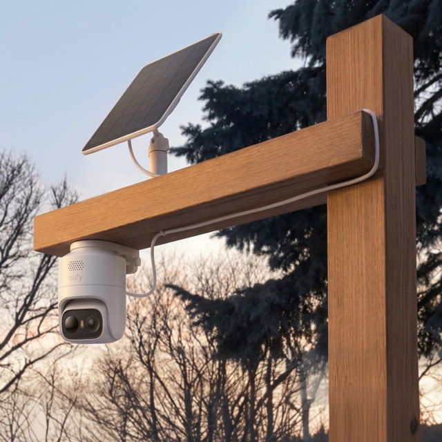 Eufy 2K Wireless Outdoor Security Camera and Solar Panel, C37
