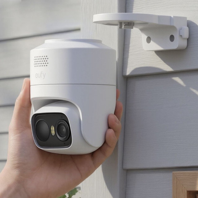 Eufy 2K Wireless Outdoor Security Camera and Solar Panel, C37