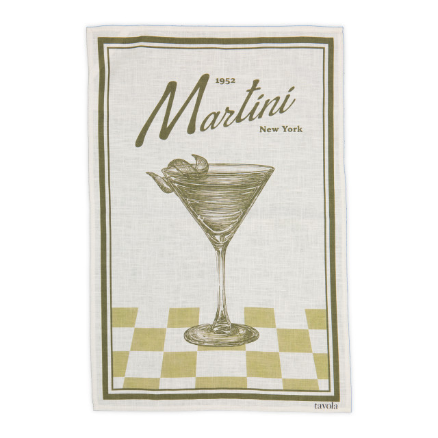 Tavola Martini Tea Towel