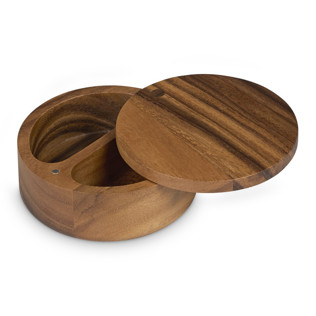 Tala Salt and Pepper Pinch Pot - Clear & Silver