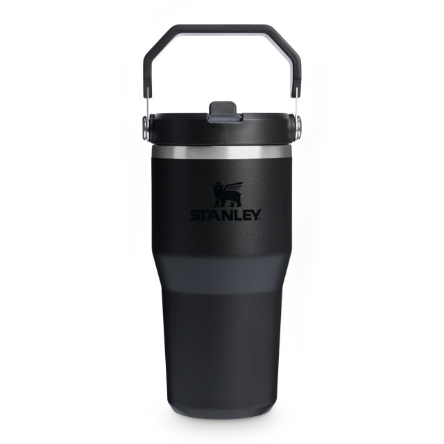 Stanley The IceFlow Flip Straw 2.0 Vacuum-Insulated Tumbler, 600ml - Black 2.0