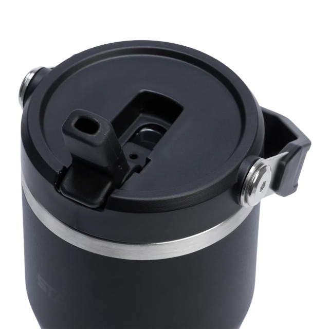 Stanley The IceFlow Flip Straw 2.0 Vacuum-Insulated Tumbler, 600ml - Black 2.0