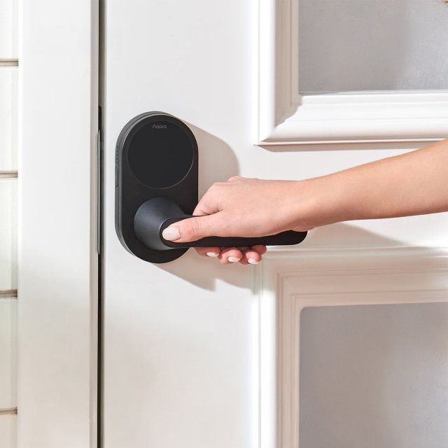 Aqara Thread Version Smart Lever Door Lock, U300 - Black