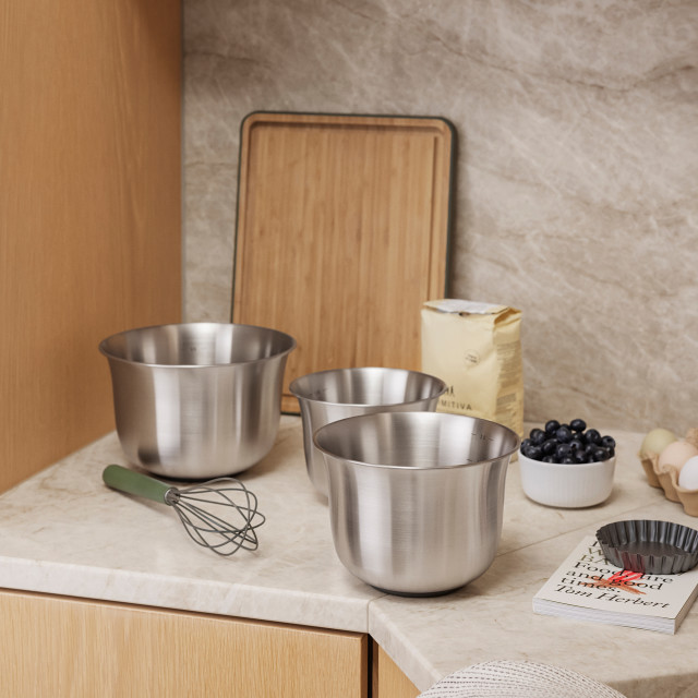 Eva Solo Green Tools Mixing Bowl, 3-Piece