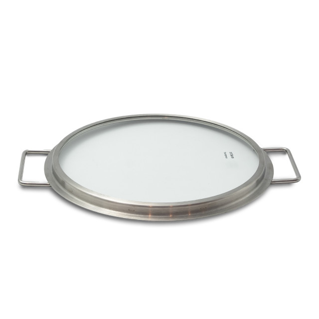Eva Solo Glass Lid, 24cm - Silver and Transparent