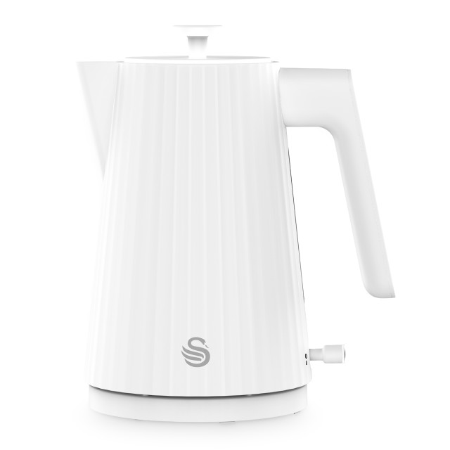 Swan Wave Kettle and 2-Slice Toaster Set - White