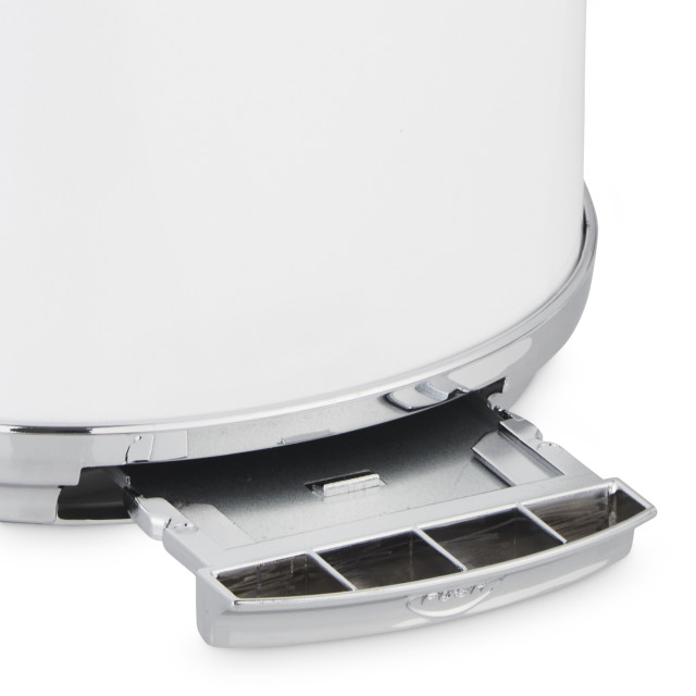 Swan Retro Glossy Kettle and 2-Slice Toaster Set - Pearl White
