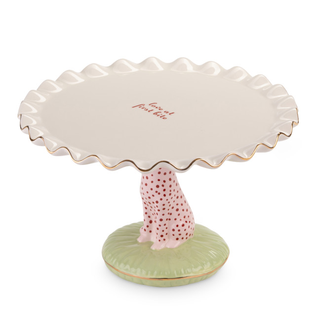 Yvonne Ellen Cheetah Cake Stand