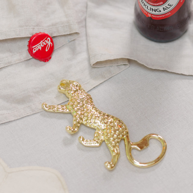 Yvonne Ellen Cheetah Bottle Opener