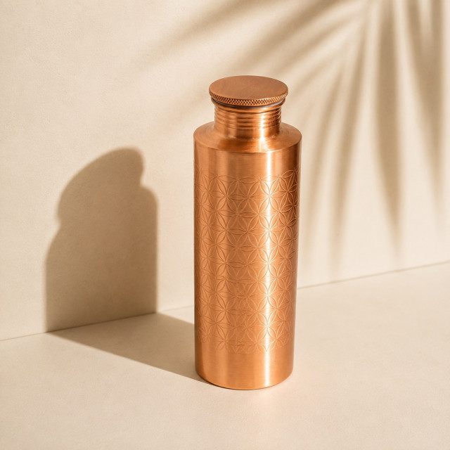 Forrest & Love Flower of Life Copper Bottle, 700ml