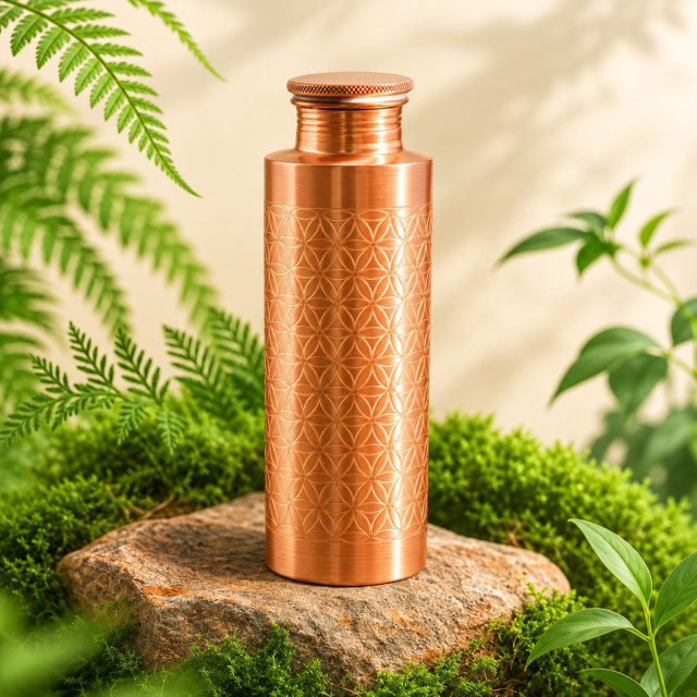 Forrest & Love Flower of Life Copper Bottle, 700ml