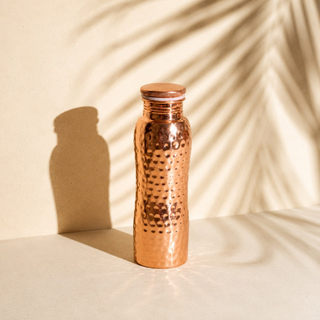 Forrest & Love Hammered Curve Copper Bottle - 600ml