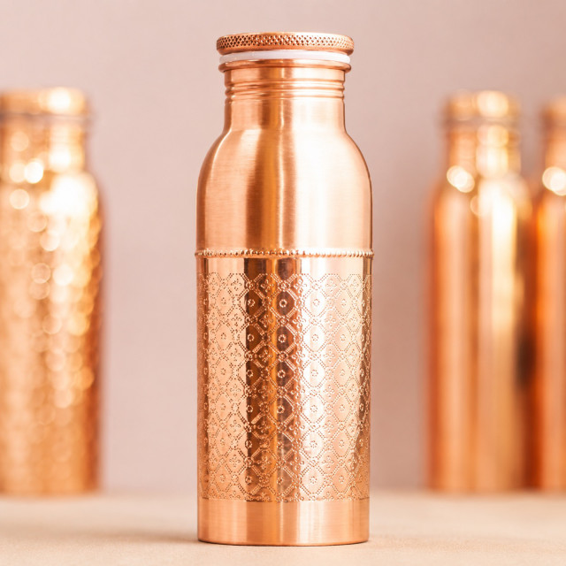 Forrest & Love Mosaic Copper Bottle, 900ml