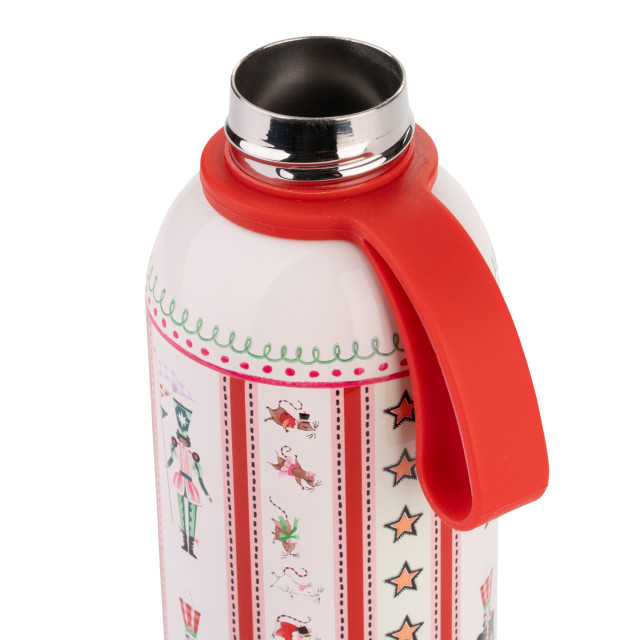 Cath Kidston Nutcracker Striped Stainless Steel Bottle, 500ml
