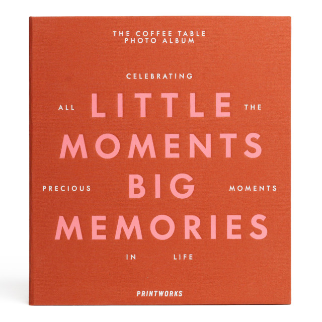 Printworks Little Moments Big Memories Photo Album - Orange