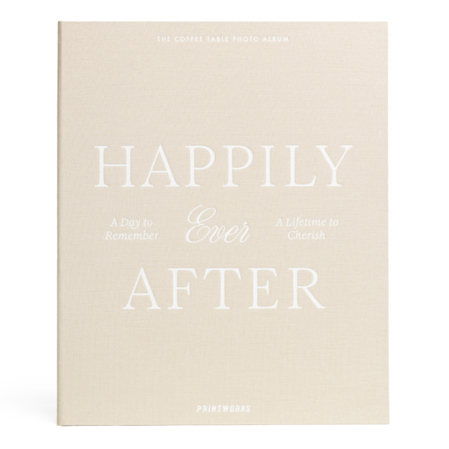 Printworks Happily Ever After Wedding Photo Album - Beige