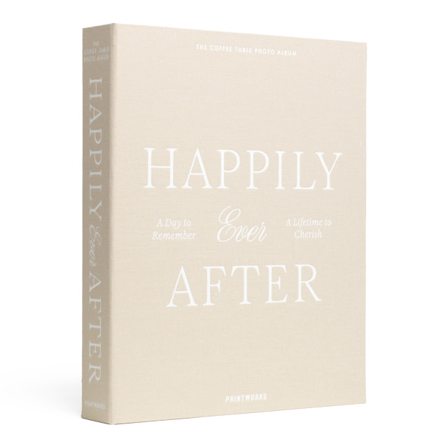 Printworks Happily Ever After Wedding Photo Album - Beige