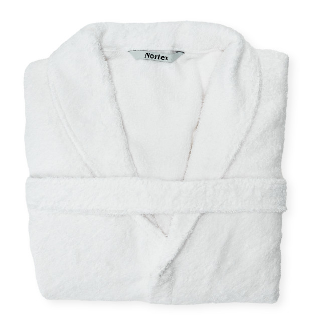 Nortex White Hotel Collection Bathrobe - Medium 