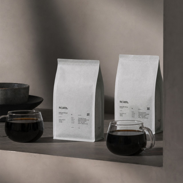 Seam Coffee Colombia Decaf Coffee Beans, 1kg