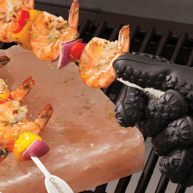 Cuisinart Heat Resistant Black Silicone Gloves, Set of 2