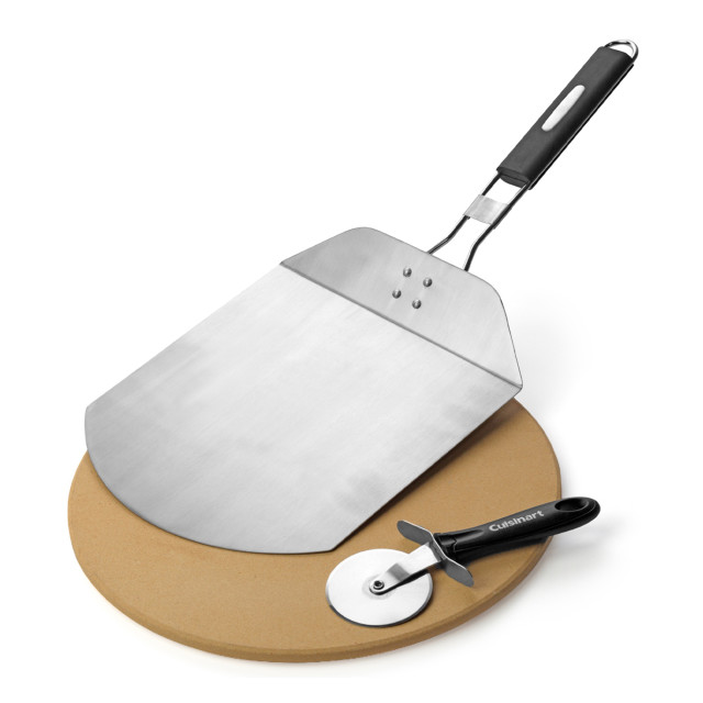 Cuisinart Stainless Steel Pizza Grilling Kit, Set of 3